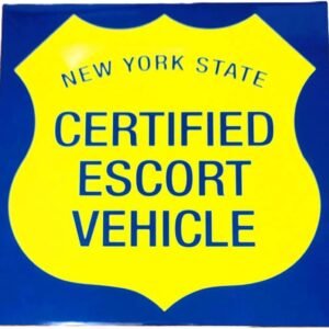NYS Certified Escort Vehicle Magnet's for Pilot Car. (1 Pair)