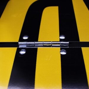 60 inch x 12 inch  Oversize Load Sign  Aluminum Hinged 60 inch x 12 inch - Reflective - Image 2